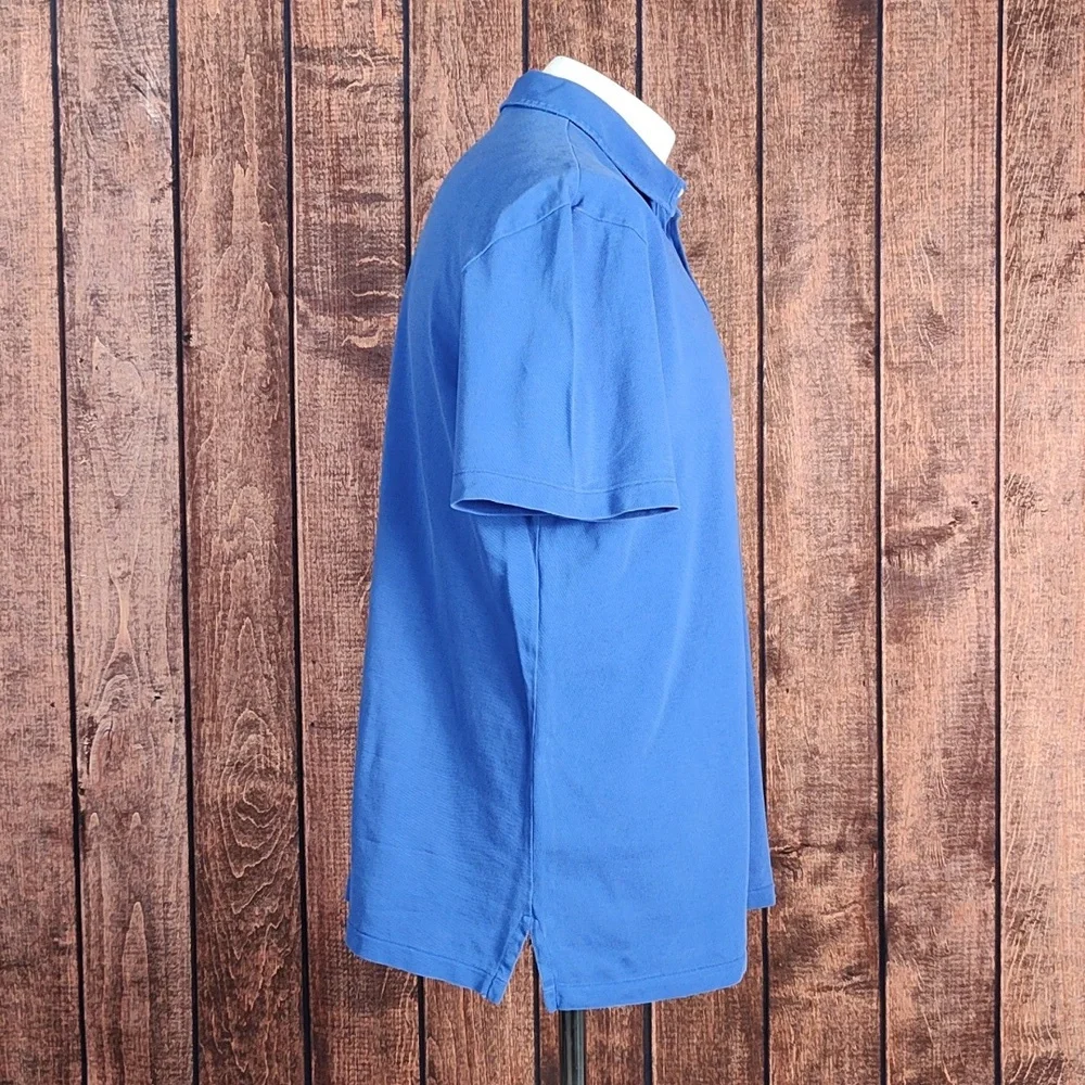 Limited Edition Mens Blue Featherweight Mesh Polo Excellent Condition